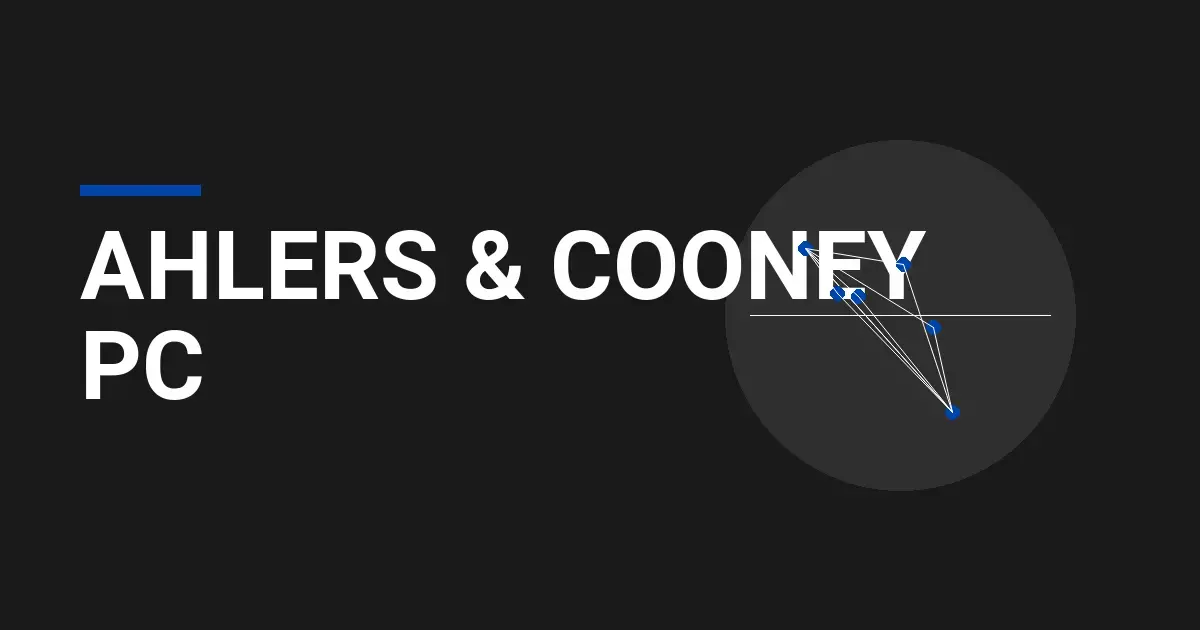 Ahlers & Cooney PC