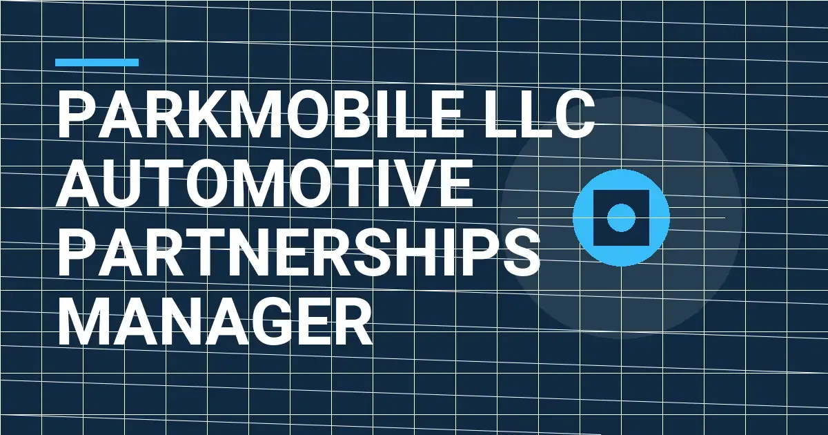 ParkMobile LLC Automotive Partnerships Manager