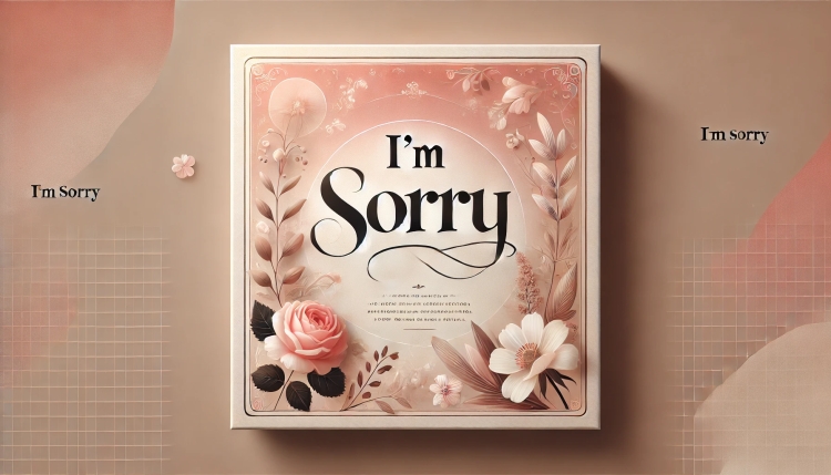 Expressing Apologies with Sorry Cards: A Thoughtful Gesture